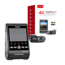 VIOFO A229 Pro 2CH Autós kamera 4K + 2K WiFi, GPS