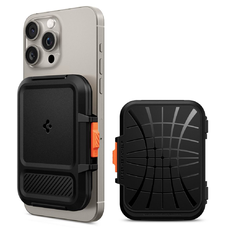 Spigen Lock Fit Magsafe Univerzális Mágneses Kártyatartó Fekete