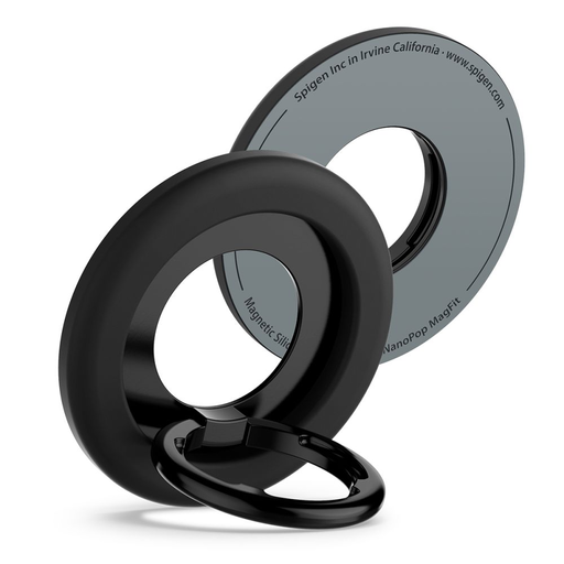 Spigen Nano Pop Magsafe Telefon Gyűrű, Fekete Szezám