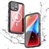 SHELLBOX DOT vízálló tok MagSafe-kompatibilis iPhone 15 Pro Max fekete tok - 4. kép