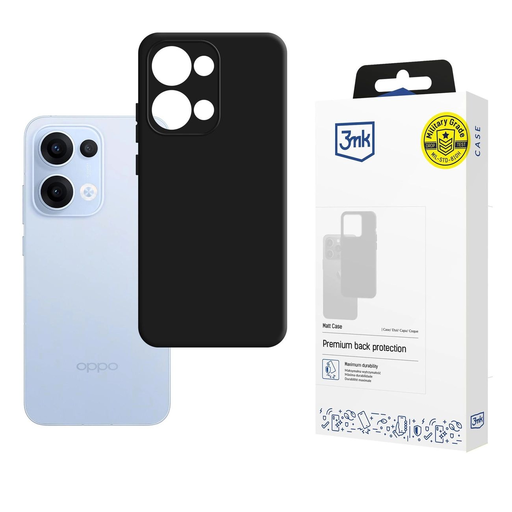3mk Matt tok Oppo Reno 13 - Fekete 3mk Matt tok Oppo Reno 13 - Fekete