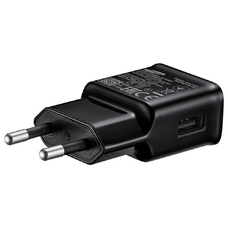 EP-TA200EBE Samsung USB-A 15W Travel Charger Fekete (OOB Bulk) (Kisebb karcok)