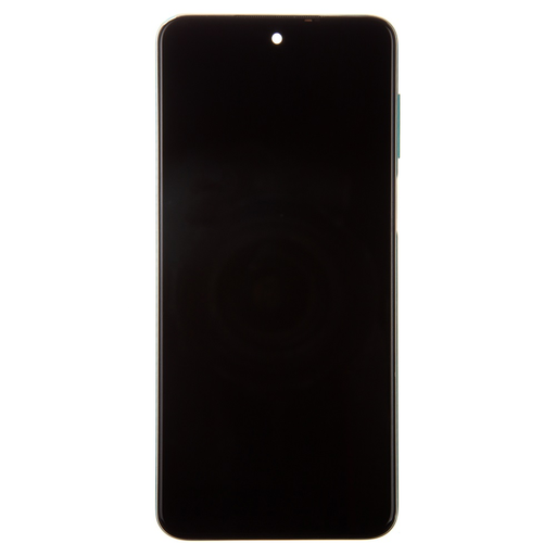 LCD Kijelző + Érintő Egység + Előlapi Borítás Xiaomi Redmi Note 9 Pro Zöld (Szervíz csomag)