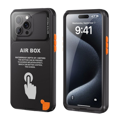 SHELLBOX AIRBOX 6.7 univerzális fekete tok SHELLBOX AIRBOX 6.7 univerzális fekete tok