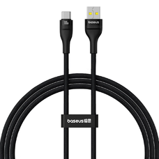 Baseus Flash 2 USB-A / USB-C kábel 100W 1 m - fekete