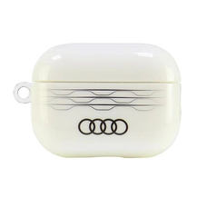 Audi IML Geometric Pattern fliptok AirPods Pro 2-höz - Fehér