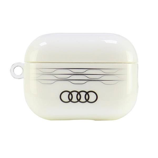 Audi IML Geometric Pattern fliptok AirPods Pro 2-höz - Fehér Audi IML Geometric Pattern fliptok AirPods Pro 2-höz - Fehér