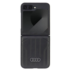 Audi Szintetikus Bőr MagSafe tok Samsung Galaxy Z Flip 6 - Fekete tok