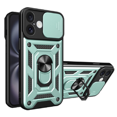  Techsuit - CamShield sorozat - iPhone 16 - Zöld tok