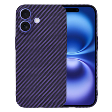  Techsuit - Karbonit Szálhéj - iPhone 16 - Lila tok