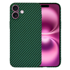  Techsuit - Karbonit Szálhéj - iPhone 16 Plus - Zöld tok