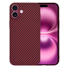  Techsuit - Carbonit Szálhéj - iPhone 16 Plus - Piros tok