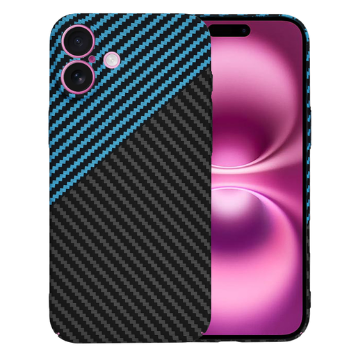 Techsuit - Karbonit SzálHéj - iPhone 16 Plus - Kék Pulzus tok Techsuit - Karbonit SzálHéj - iPhone 16 Plus - Kék Pulzus tok