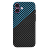  Techsuit - Karbonit SzálHéj - iPhone 16 Plus - Kék Pulzus tok - 1. kép