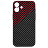  Techsuit - Karbonit Szálhéj - iPhone 16 Plus - Vörös Örvény tok - 2. kép