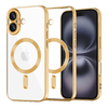  Techsuit - Luxus Kristály MagSafe - iPhone 16 - Arany tok thumbnail