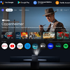 Wanbo Projektor X5 Pro 140 hüvelyk, 1080P Android TV 11-gyel, Két sávos Wi-Fi, Sötétkék EU - 3. kép