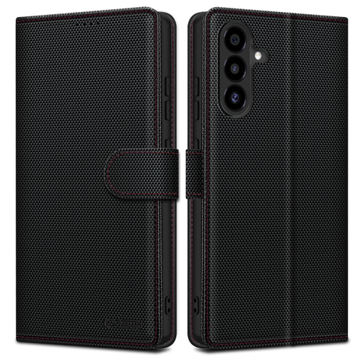 Tech-protect Wallet Rs Galaxy A56 5G fekete/piros tok Tech-protect Wallet Rs Galaxy A56 5G fekete/piros tok