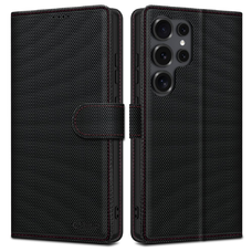 Tech-protect Wallet Rs Samsung Galaxy S25 Ultra fekete/piros tok