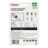 TCBEST tölthető elem R6 (AA) 950 mAh Type C csatlakozóval + USB A - 4 x Type C kábel, 4 darab - 0. kép
