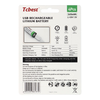TCBEST újratölthető elem R6 (AA) 650 mAh Type C csatlakozóval + USB A – 4 x Type C kábel 4 db - 0. kép