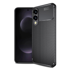  Techsuit - CarbonFiber - Samsung Galaxy S25 Edge - Fekete tok