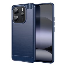  Techsuit - Karbon Szilikon - Xiaomi Redmi Note 14 4G (164,84 x 78,15 x 8,16mm) - Kék tok