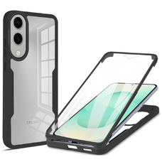  Techsuit - ColorVerse 360 sorozat + Kijelzővédő - Samsung Galaxy S25 Edge - Fekete tok