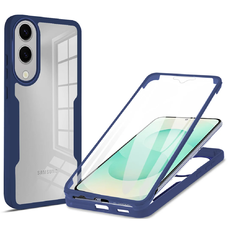 Techsuit - ColorVerse 360 Széria + Képernyővédő - Samsung Galaxy S25 Edge - Kék tok