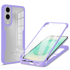  Techsuit - ColorVerse 360 Sorozat + Képernyővédő - Samsung Galaxy S25 Edge - Lila tok