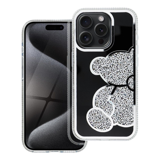 TEDDY BEAR tok iPhone 16e (2025) ezüst TEDDY BEAR tok iPhone 16e (2025) ezüst