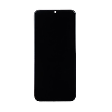 LCD kijelző + Érintőegység + Első fedél Samsung A035F Galaxy A03 Fekete