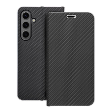 LUNA Fliptok Carbon Samsung Galaxy S24 Plus 5G fekete tok