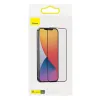 Baseus 2x 0,23 mm kijelzővédő üvegfólia iPhone 12 Pro MAX fekete (SGAPIPH67N-PE01) - 3. kép