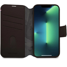 Decoded levehető pénztárcás bőr fliptok MagSafe-fel iPhone 14 Pro Max-hoz - Barna tok