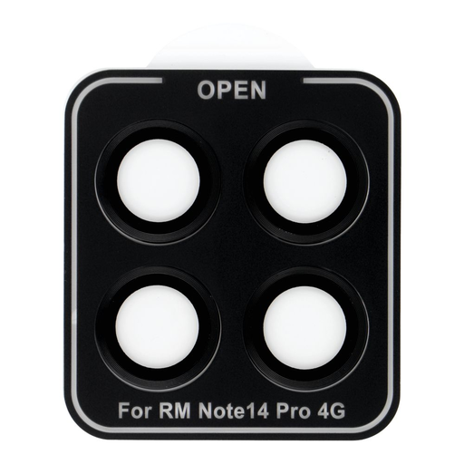 Kamera PROTECTOR 9H Xiaomi Note 14 Pro 4G fekete üvegfólia Kamera PROTECTOR 9H Xiaomi Note 14 Pro 4G fekete üvegfólia
