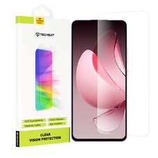  Techsuit - Tiszta Látás Üveg - Oppo Reno13 F 4G / Reno13 F 5G / Reno13 FS 5G - Átlátszó üvegfólia