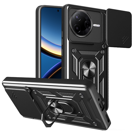 Techsuit - CamShield sorozat - Xiaomi Poco F7 Pro - Fekete tok Techsuit - CamShield sorozat - Xiaomi Poco F7 Pro - Fekete tok