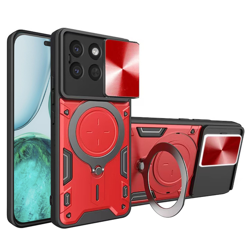 Techsuit - CamGuard Pro - Honor X8c - Piros tok Techsuit - CamGuard Pro - Honor X8c - Piros tok