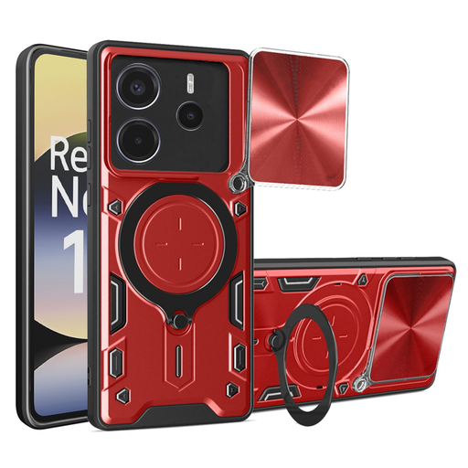 Techsuit - CamGuard Pro - Xiaomi Redmi Note 14 4G (164,84 x 78,15 x 8,16mm) - Piros tok Techsuit - CamGuard Pro - Xiaomi Redmi Note 14 4G (164,84 x 78,15 x 8,16mm) - Piros tok