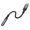 Borofone Adapter BV24 Graceful - Type C-3.5 mm jack átalakító - szürke - 2. kép