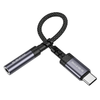 Borofone Adapter BV24 Graceful - Type C-3.5 mm jack átalakító - szürke - 3. kép