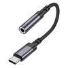 Borofone Adapter BV24 Graceful - Type C-3.5 mm jack átalakító - szürke - 4. kép