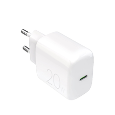 Puro PROLITE 20W USB-C Falra Szerelhető Töltő - Fehér