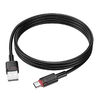 Borofone Kábel BX110 Beneficio - USB to Type-C - 2,4A 1 méter fekete - 1. kép
