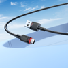 Borofone Kábel BX110 Beneficio - USB to Type-C - 2,4A 1 méter fekete - 2. kép