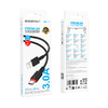 Borofone Kábel BX110 Beneficio - USB to Type-C - 2,4A 1 méter fekete - 3. kép