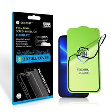 Bestsuit Flexible 5D Full Glue hibrid üvegfólia Samsung Galaxy S25 Edge fekete