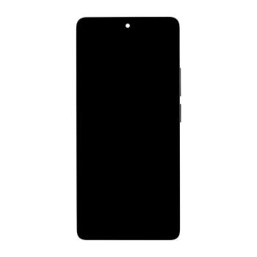 LCD kijelző + Érintőegység + Előlapi borítás Xiaomi Redmi Note 13 Pro 4G Éjfekete