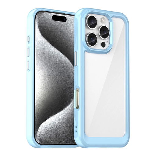 Outer Space Case fliptok iPhone 16e tok - kék Outer Space Case fliptok iPhone 16e tok - kék